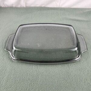 Vintage West Bend Slow Cooker Smoke‎ Grey Glass Lid 4 or 6 qt. Rectangle